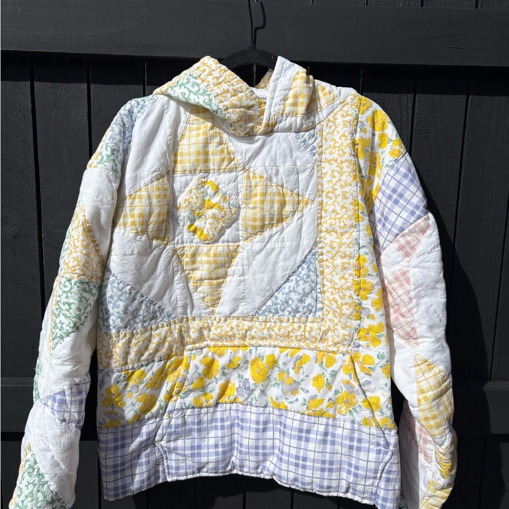 Patchwork Womans Hoodie - Multicolor - image 3